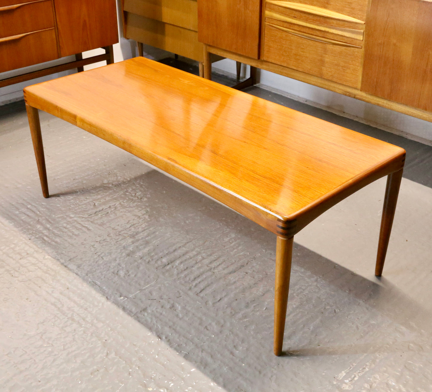 Henry Walter Klein For Bramin Møbler, Palisander Teak Coffee / Cocktail Table