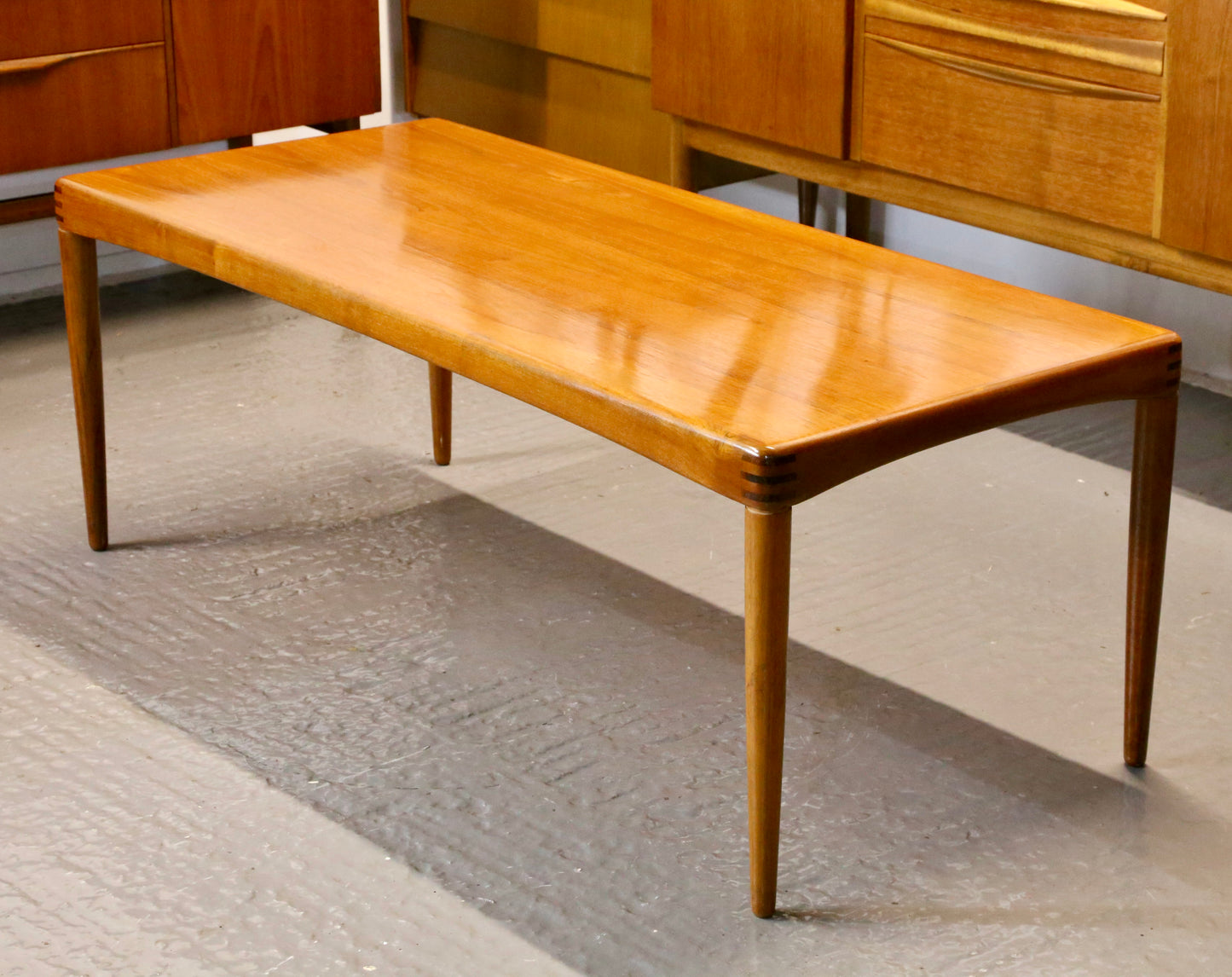 Henry Walter Klein For Bramin Møbler, Palisander Teak Coffee / Cocktail Table