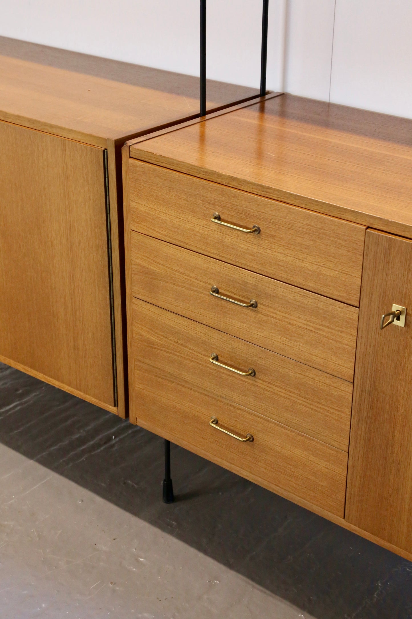 Ernst Dieter Hilker, A Fine Mid Century Modern 'Omnia' Wall Unit For Hilker Möbel