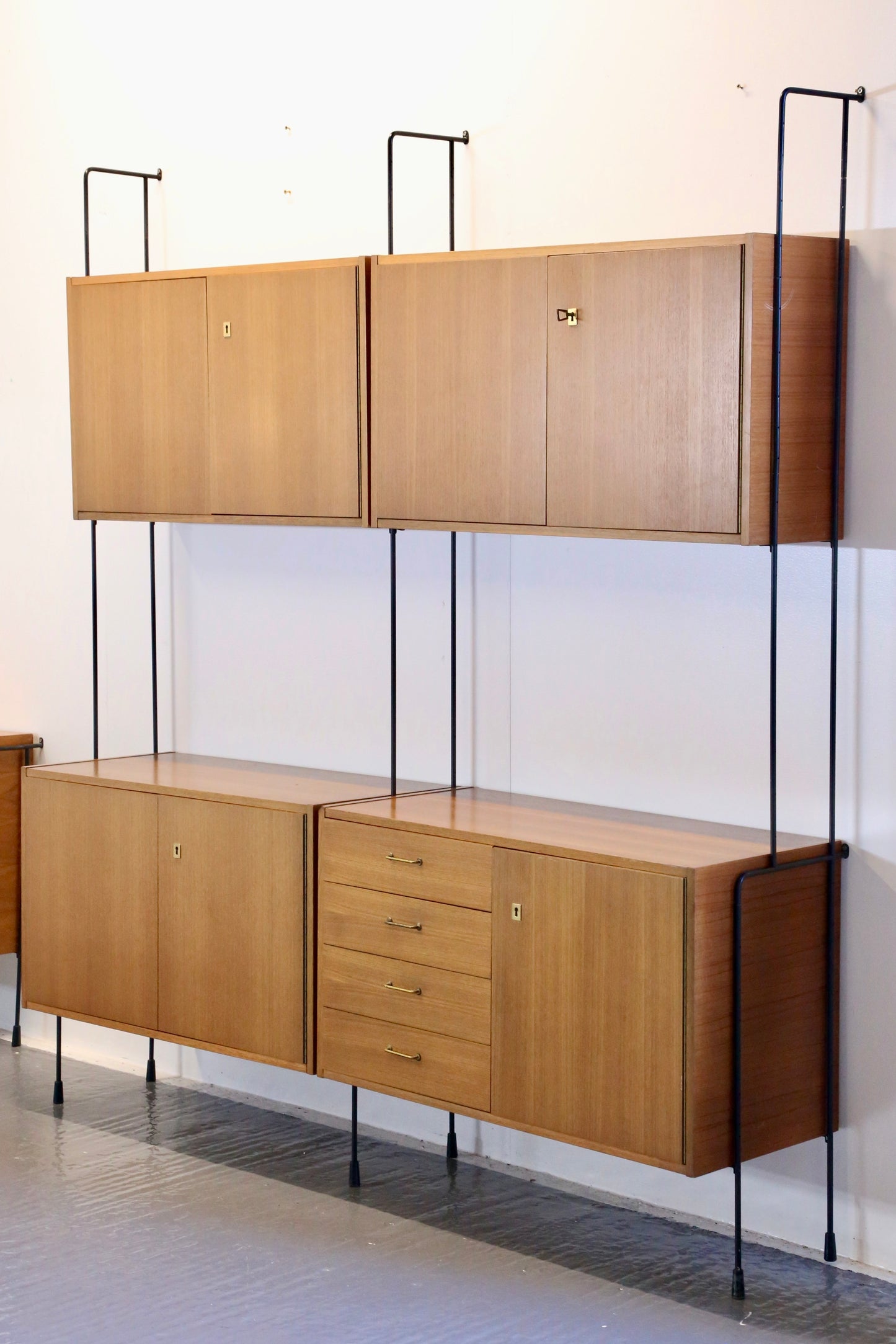 Ernst Dieter Hilker, A Fine Mid Century Modern 'Omnia' Wall Unit For Hilker Möbel