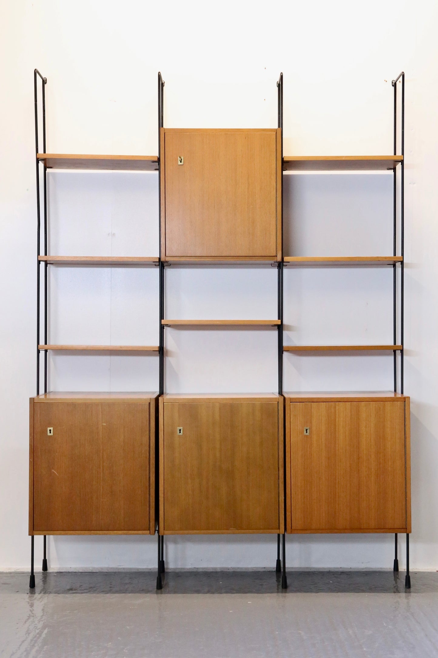 Ernst Dieter Hilker, Fine Mid Century Modern 'Omnia' Wall Unit For Hilker Möbel