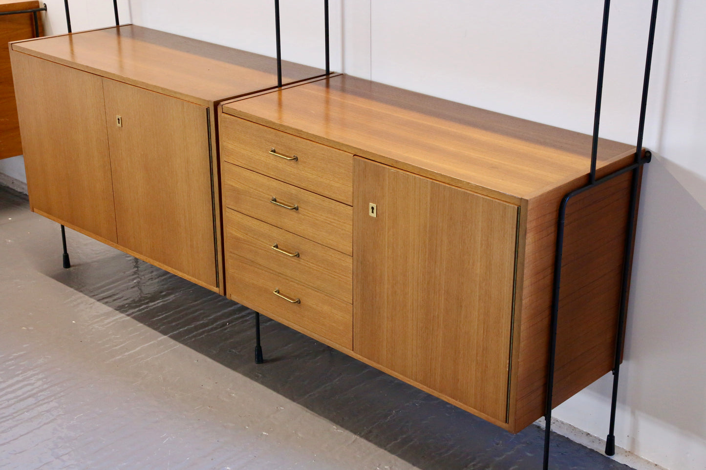 Ernst Dieter Hilker, A Fine Mid Century Modern 'Omnia' Wall Unit For Hilker Möbel