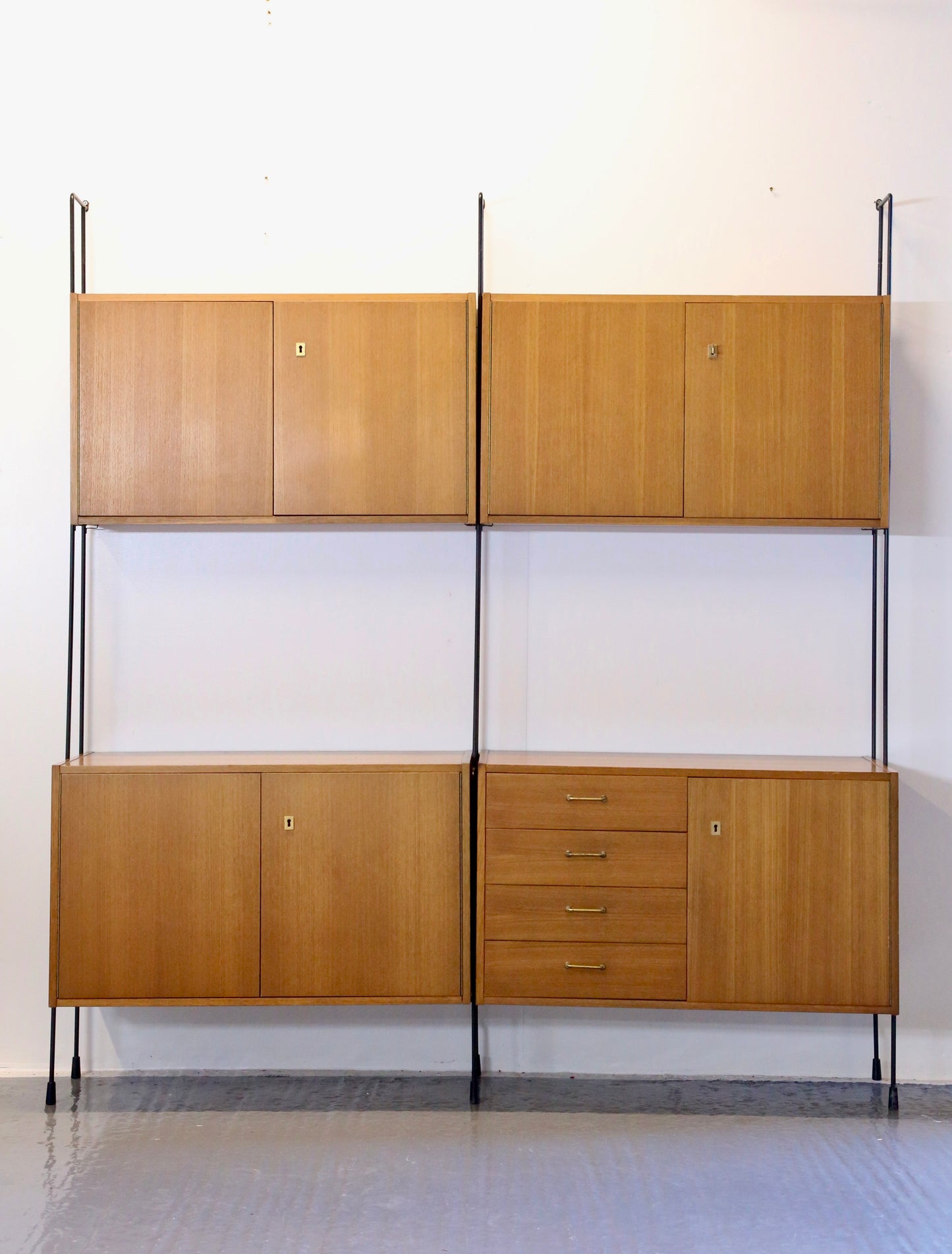 Ernst Dieter Hilker, A Fine Mid Century Modern 'Omnia' Wall Unit For Hilker Möbel