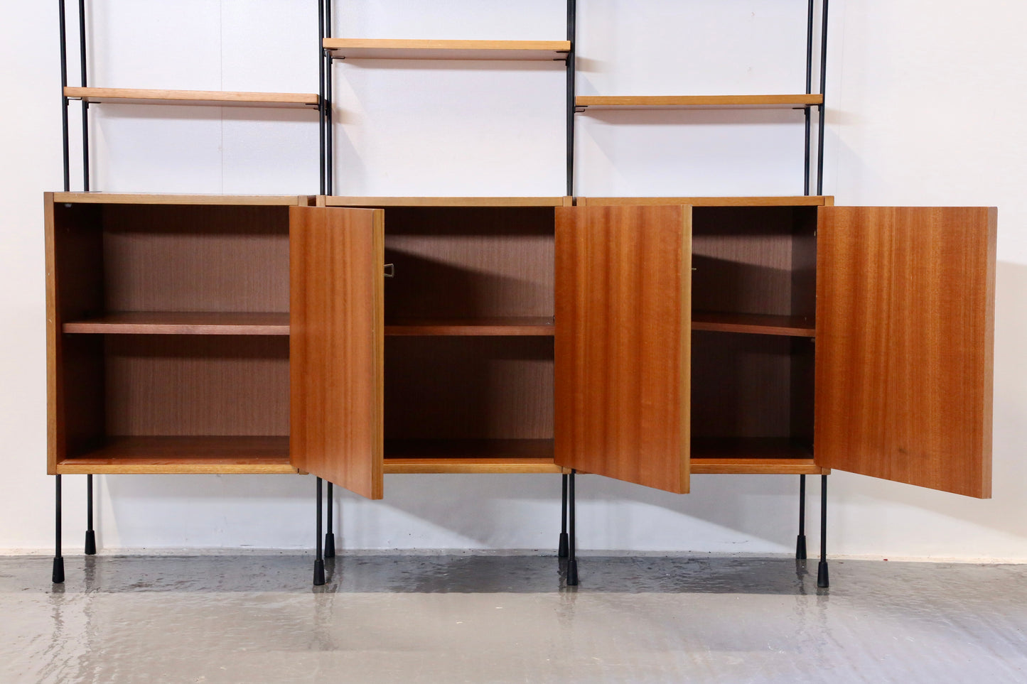 Ernst Dieter Hilker, Fine Mid Century Modern 'Omnia' Wall Unit For Hilker Möbel