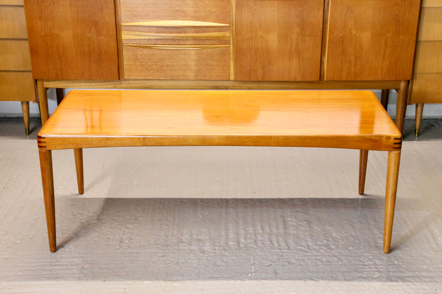 Henry Walter Klein For Bramin Møbler, Palisander Teak Coffee / Cocktail Table