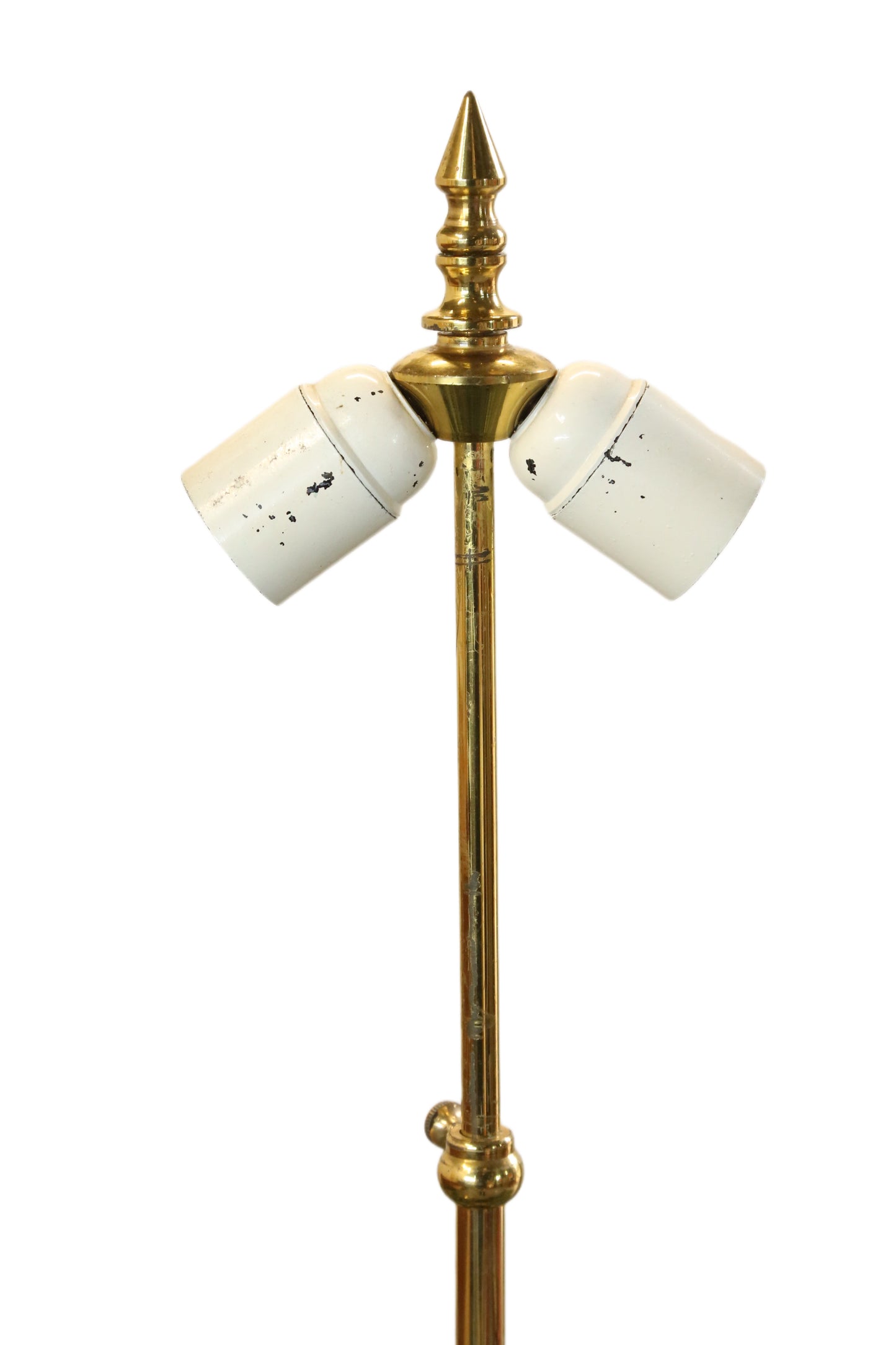 Belgo Chrom, Mid Century Modern Hollywood Regency Polished Brass & Black Telescopic Table Lamp