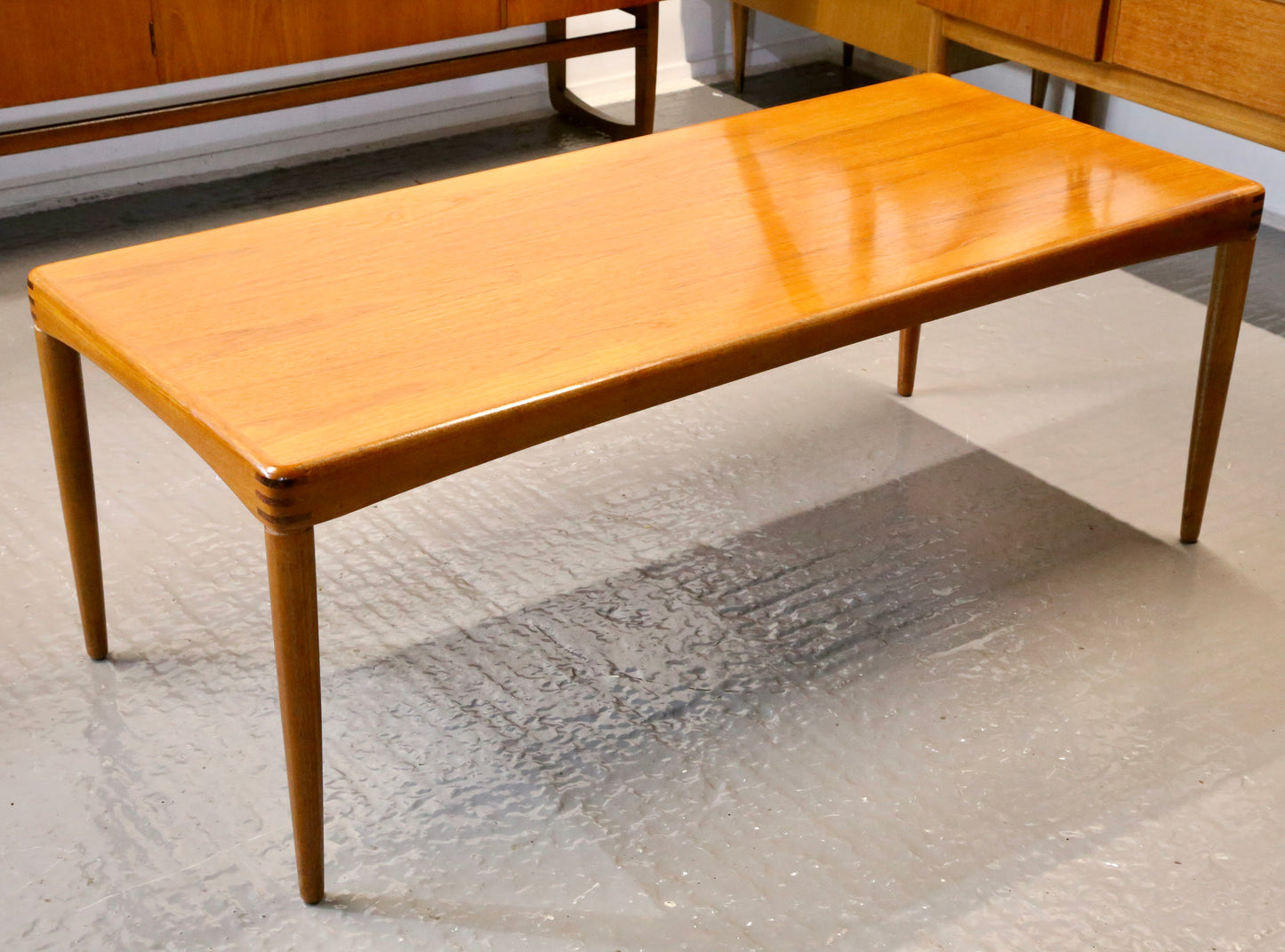 Henry Walter Klein For Bramin Møbler, Palisander Teak Coffee / Cocktail Table