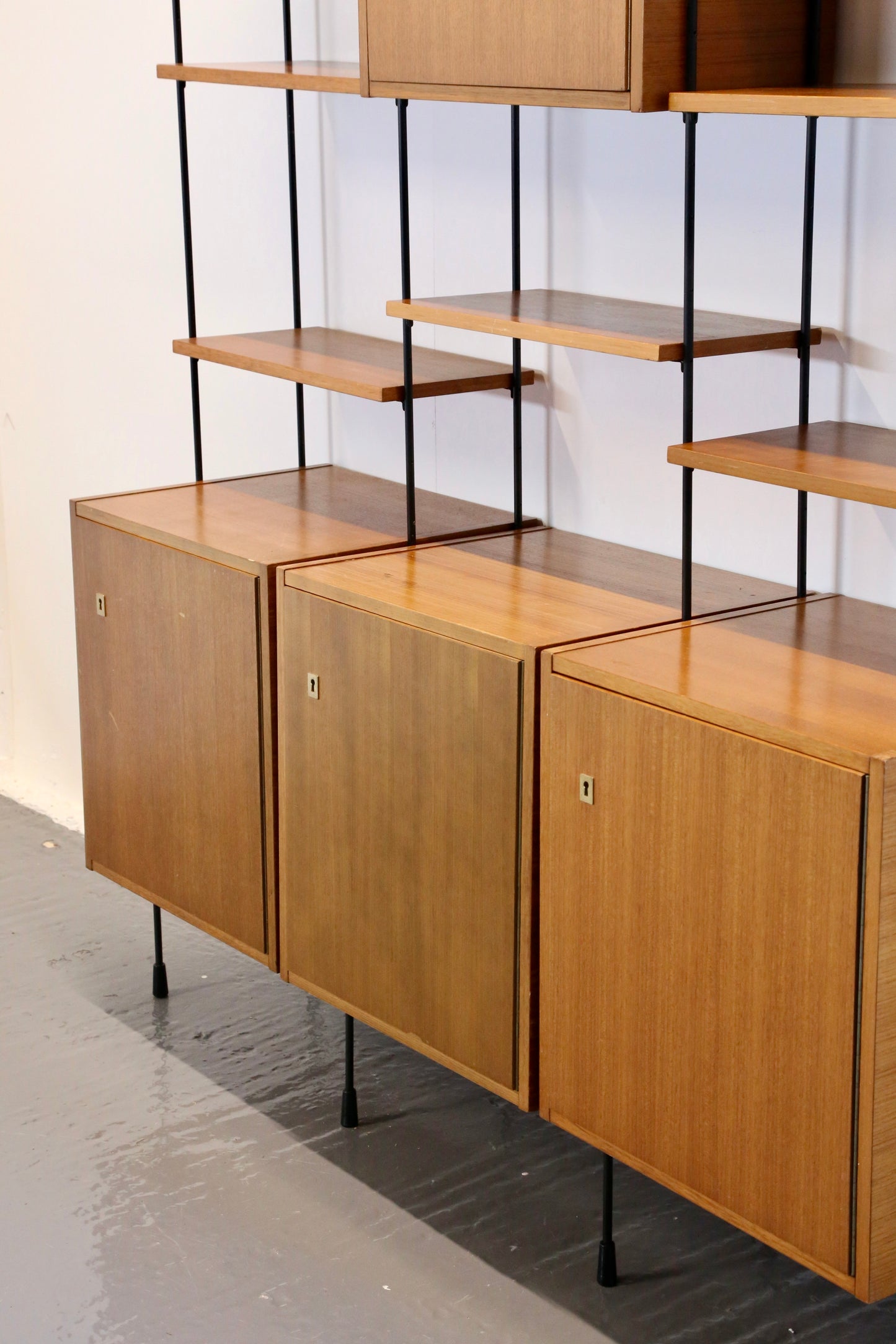 Ernst Dieter Hilker, Fine Mid Century Modern 'Omnia' Wall Unit For Hilker Möbel