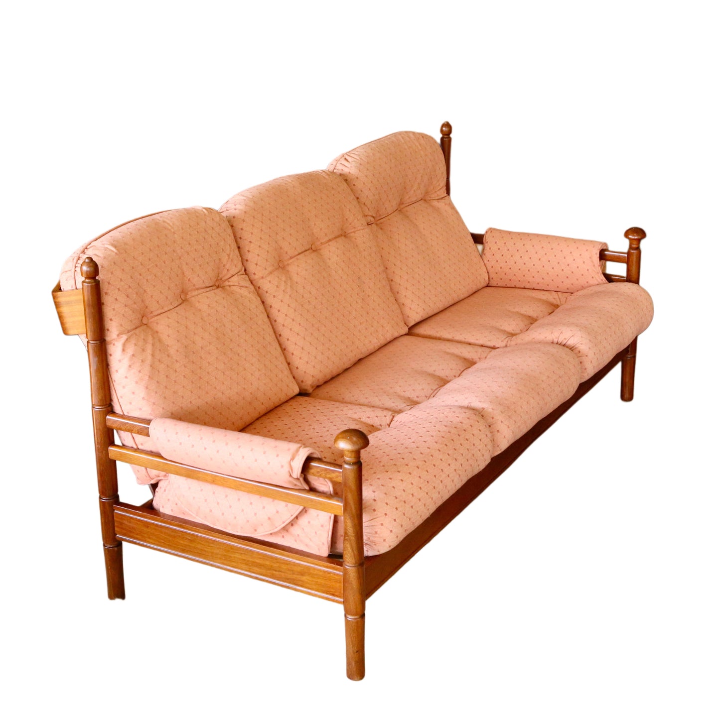 Guy Rogers, Mid Century Modern Teak 3 Seater Sofa