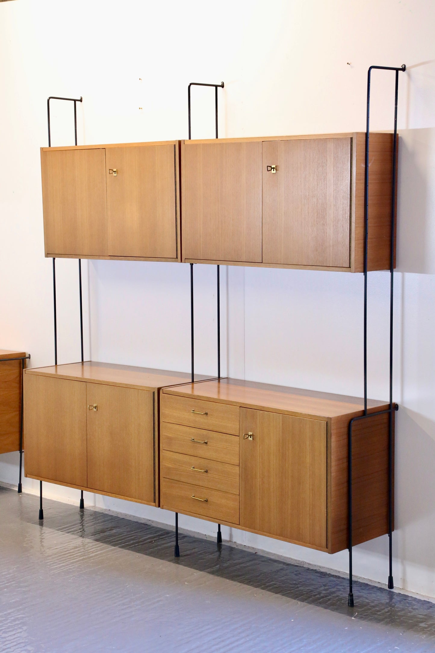 Ernst Dieter Hilker, A Fine Mid Century Modern 'Omnia' Wall Unit For Hilker Möbel