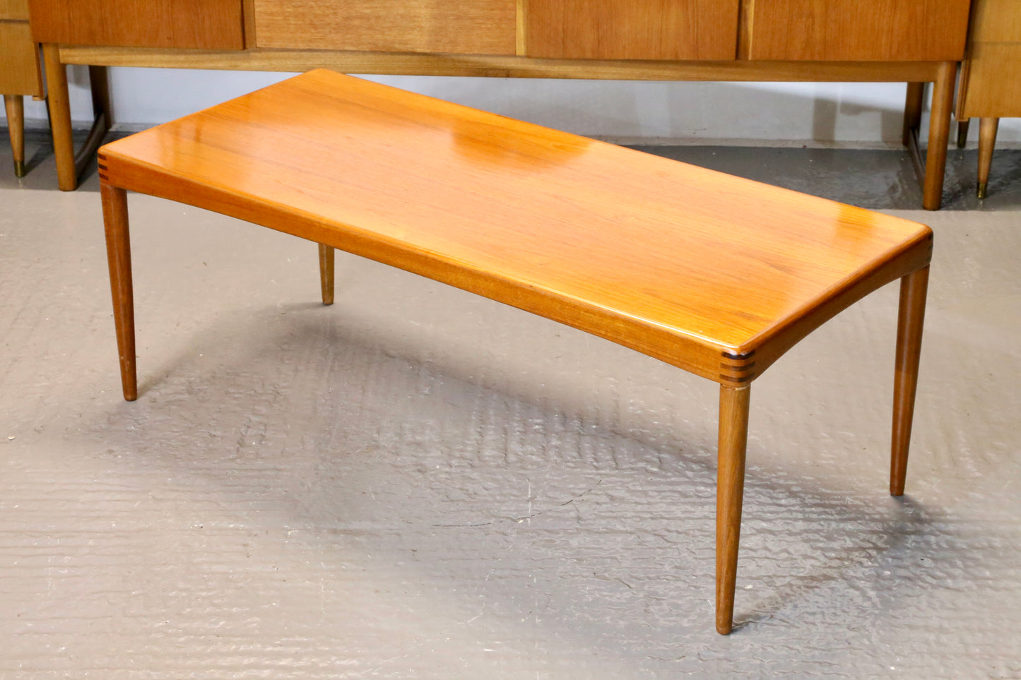 Henry Walter Klein For Bramin Møbler, Palisander Teak Coffee / Cocktail Table