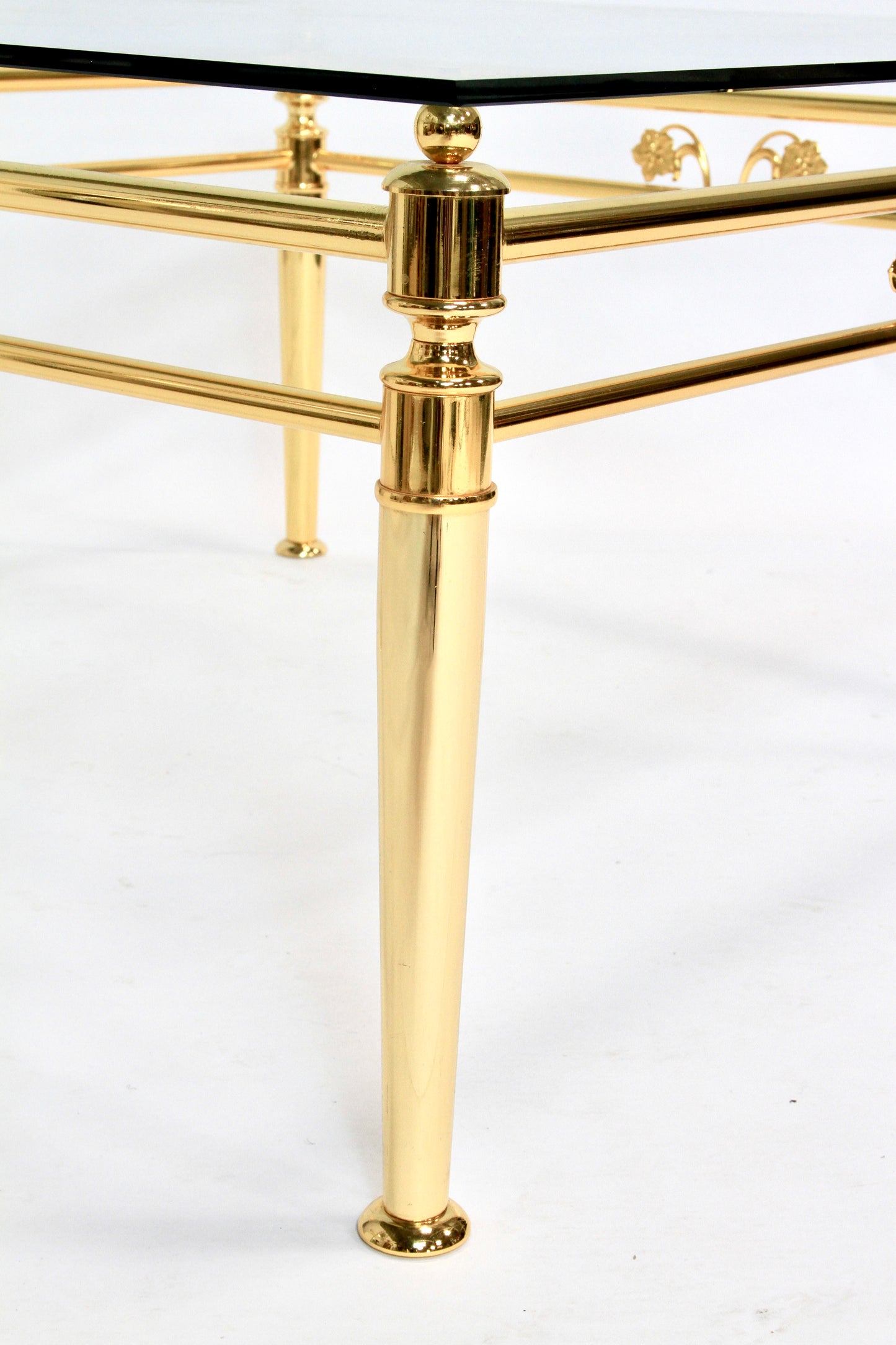 Italian Luxury 24K Gold Leaf Lounge Occasional Table by Metalstudio S.p.a