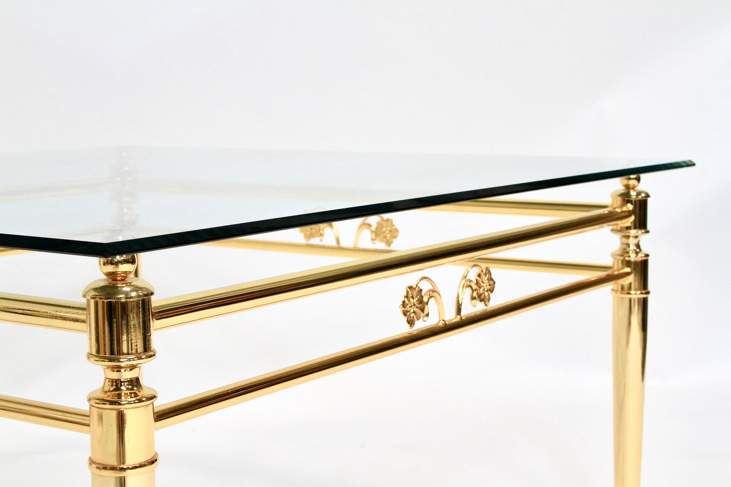 Italian Luxury 24K Gold Leaf Lounge Occasional Table by Metalstudio S.p.a