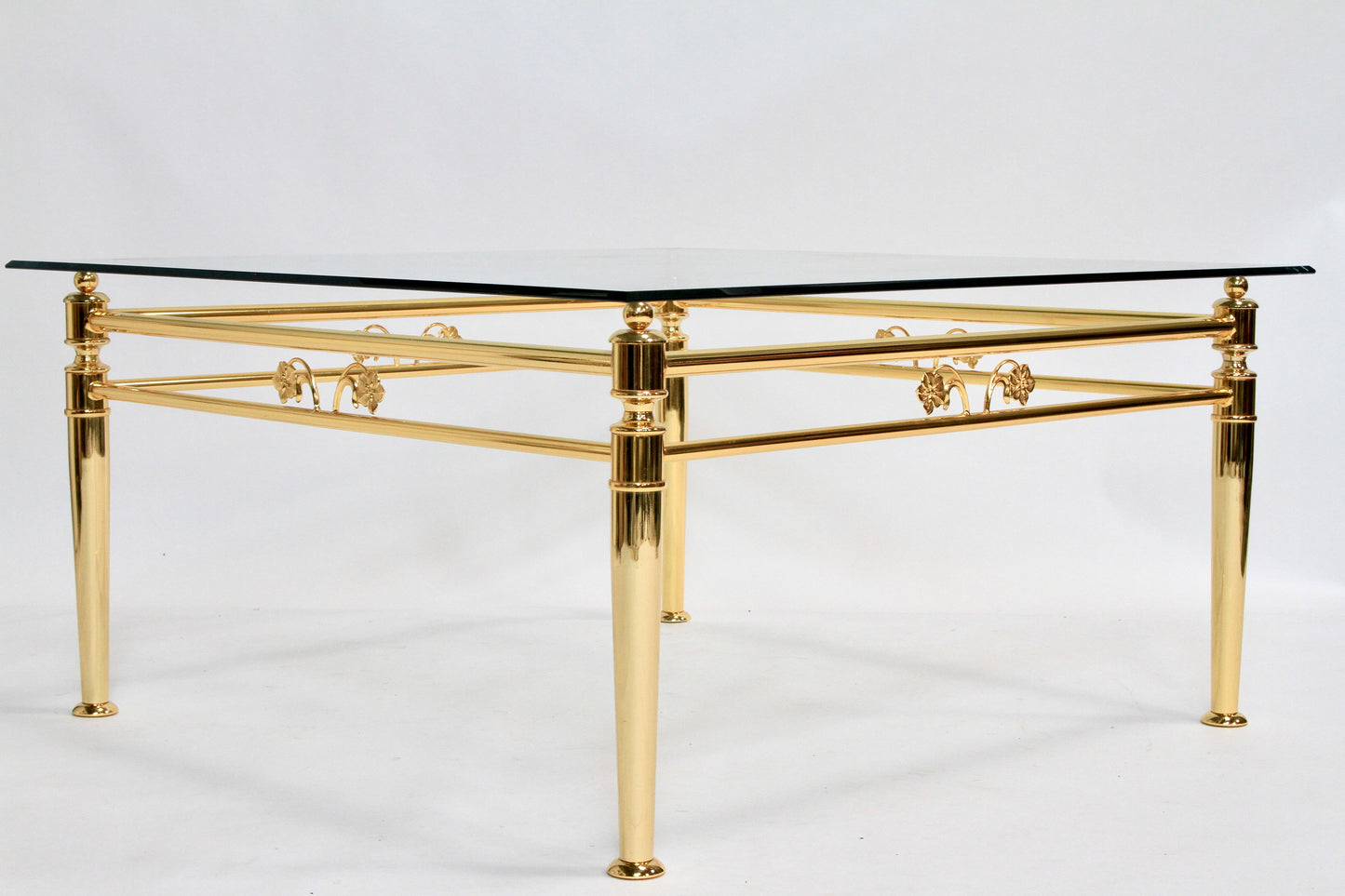 Italian Luxury 24K Gold Leaf Lounge Occasional Table by Metalstudio S.p.a