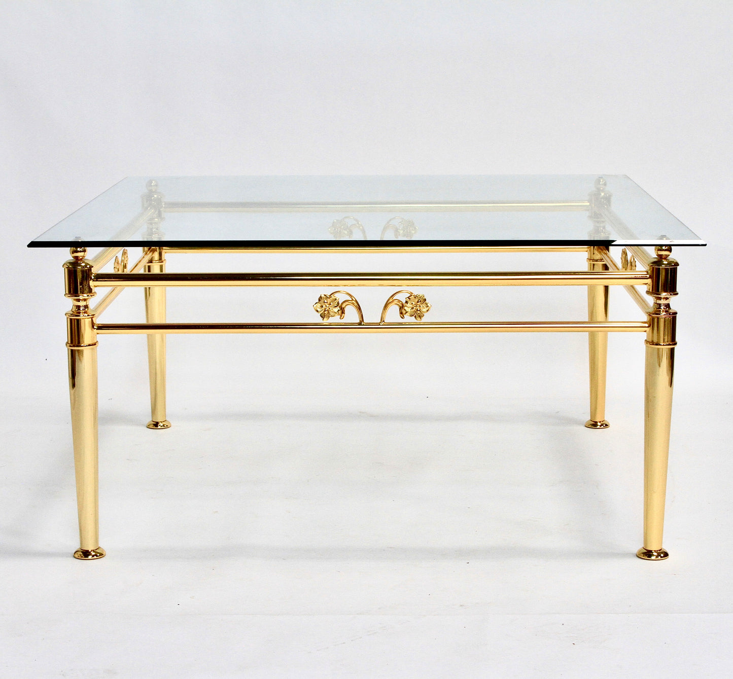 Italian Luxury 24K Gold Leaf Lounge Occasional Table by Metalstudio S.p.a