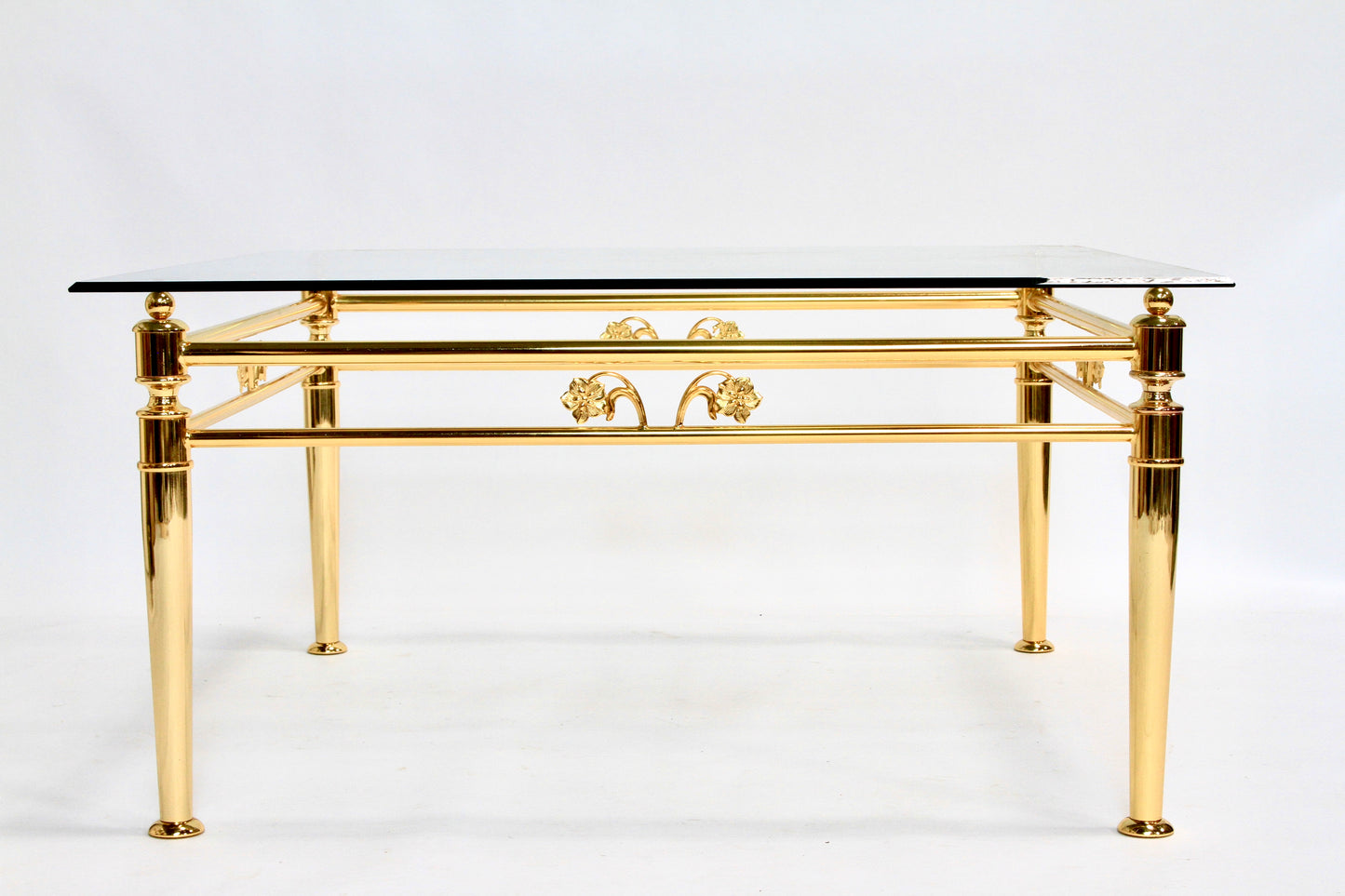 Italian Luxury 24K Gold Leaf Lounge Occasional Table by Metalstudio S.p.a